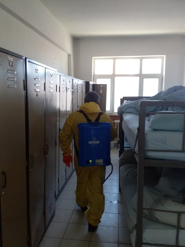 Koronavirüse Karşı Dezenfeksiyon Çalışmaları