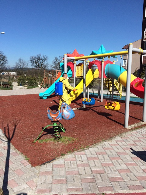 Koronavirüse Karşı Dezenfeksiyon Çalışmaları