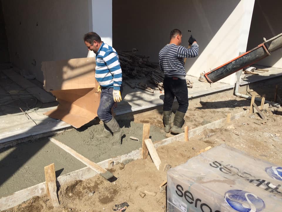 ÇARŞI 4. ETAP PROJE İNŞAATI KALDIRIM BETON ÇALIŞMASI