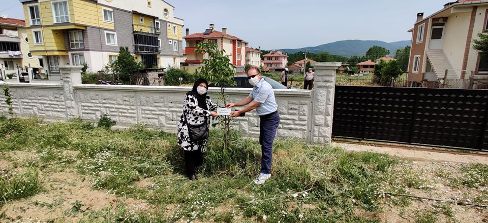 YENİCE BELEDİYESİNDEN BİR İLK DAHA  SAĞLIK ÇALIŞANLARI HATIRA FİDANLIĞI