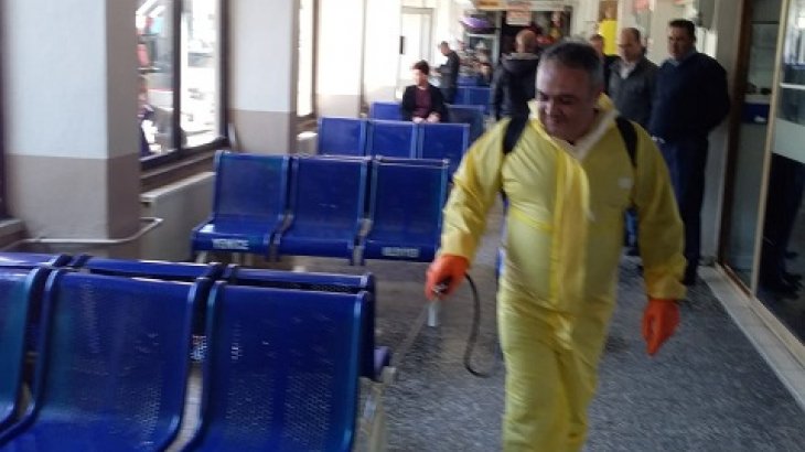 Koronavirüse Karşı Dezenfeksiyon Çalışmaları