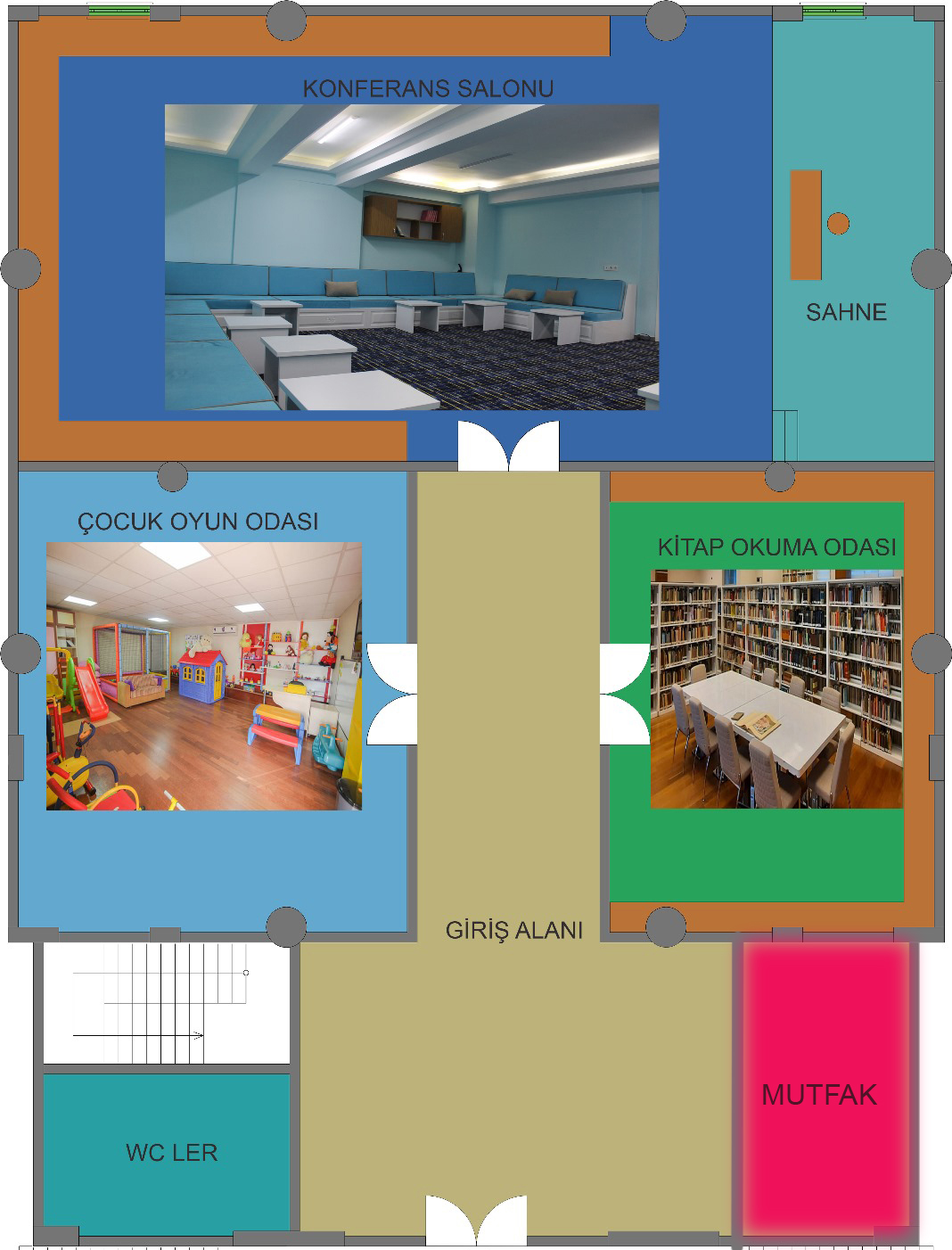 MERKEZ ÇARŞI CAMİİ ÇOK AMAÇLI EĞİTİM MERKEZİ VE OKUMA SALONU PROJESİ